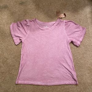 american eagle pink top